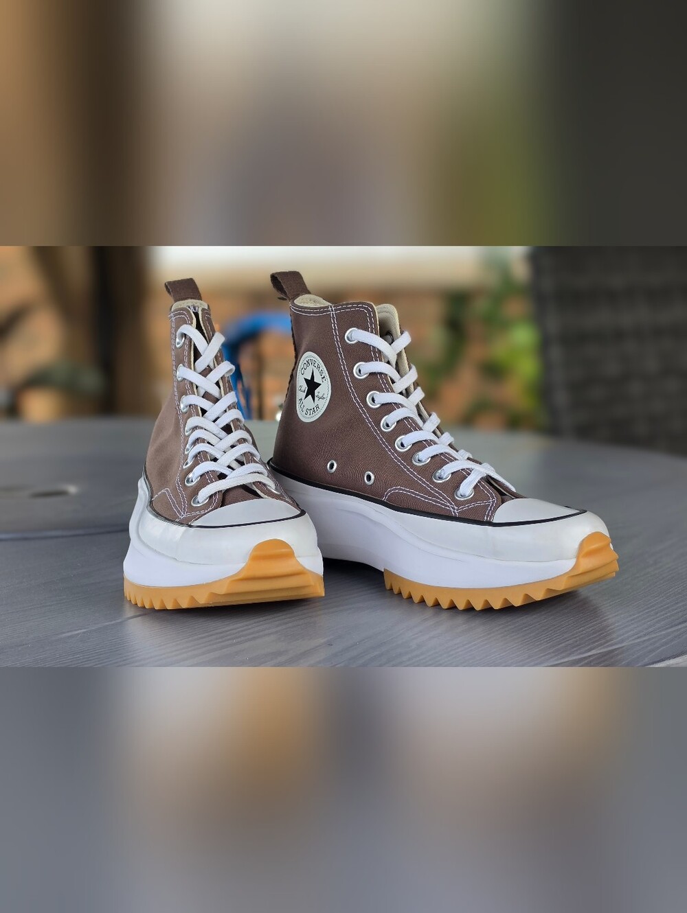 Converse Run Star Hike Platform High Top Sneakers W8 - Picture 3 of 14